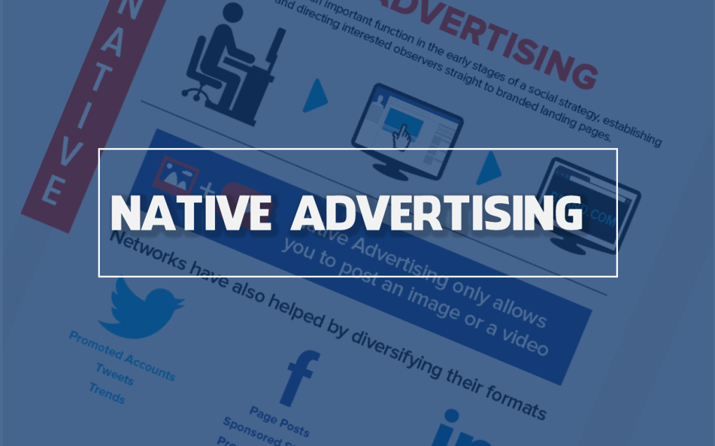 Native advertising